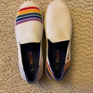 Rothy’s Limited Edition SF Rainbow Slip-Ons